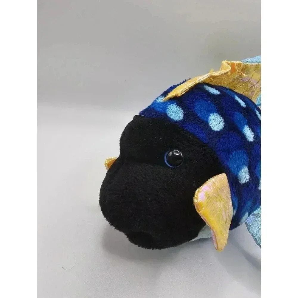 Ganz Webkinz Lil Kinz Blue TriggerFish Stuffed Animal Retired No Code HS526. - Picture 2 of 5